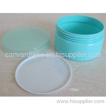 220ml Scrub Cream Plastic Jar PP inner stopper plastic jar