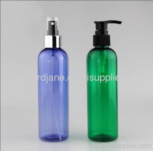 250ml plastic pump bottle semitransparent PET plastic bottle