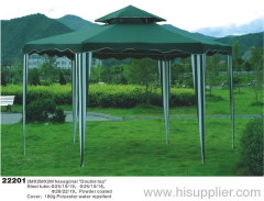 Hexagonal Double Top Gazebo