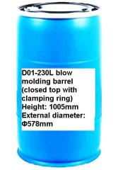 230L blow molding barrel