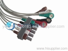 Philips 5 leads ecg cable with leadiwres