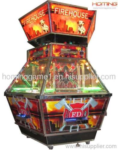 Fire House coin pusher machine(hominggame-COM-486)