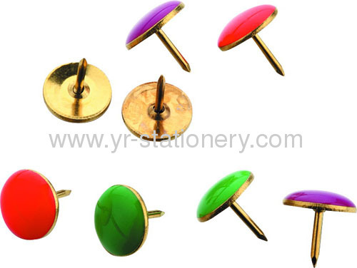 Colourful round thumb tack