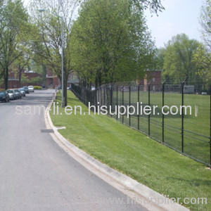 Black Vinyl Coated Chain Link Fence