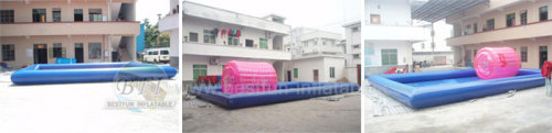Blue Inflatable Ball Pool