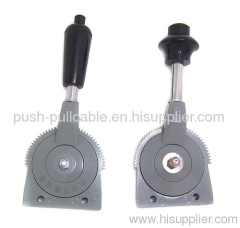 throttle control lever of powder material truck,excavator,down-the-hole drill,roller,truck crane and fire truck