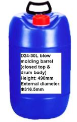D24-30L blow molding barrel (closed top & drum body)