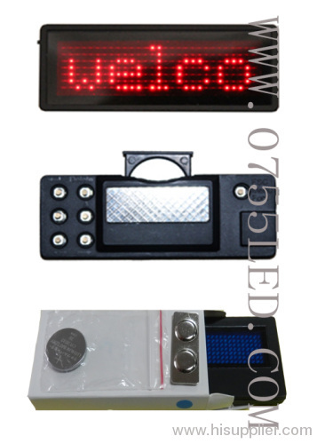 LED badge,LED display,LED mini board,LED name card