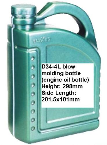 D34-4L blow molding bottle (engine oil bottle)