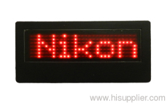 LED name badge,LED badge for promotion,event,exhibition,display board ,LED name tag