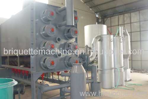 New design carbonized furnace with 500kg/h charcoal podwer