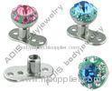 Multi - Stone 3mm, 4mm, 5mm Micro Accessories Anchoring Skin Diver Dermal Anchor Jewelry