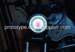 Custom LED tail lights motorcycle shell