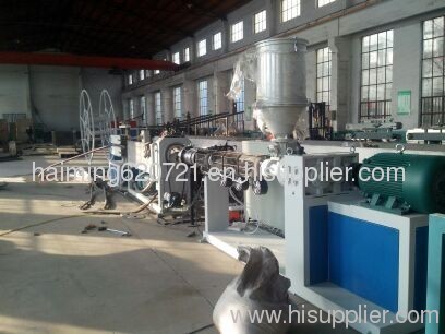 Plastic PE carbon spiral enhance pipes extruder machinery /Line
