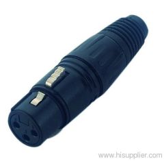 3pin XLR fmale cable connector