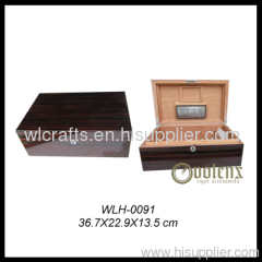 wooden cigar humidor