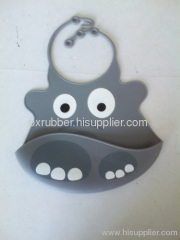 Silicone infant bibs