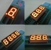 Amber 7 segments LED Display; led display amber 7 segments