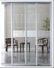 Waterproof Modern Glass Room Dividers, Customized Aluminum Bypass Sliding Door For Kitchen