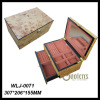 jewelry box lock leather jewelry box