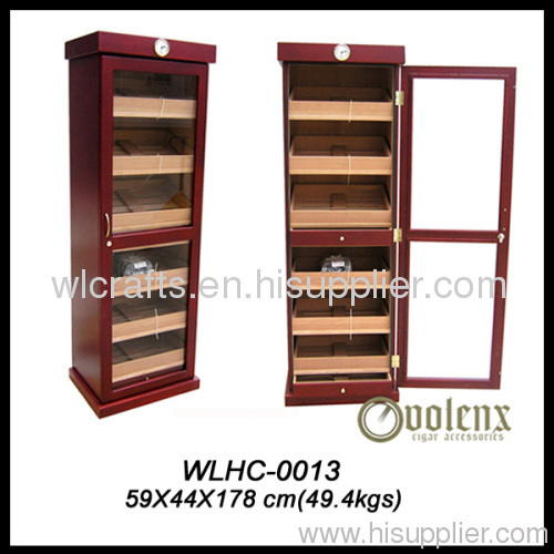 wooden cigar cabinet humidor for travel or for home