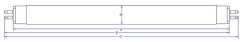 T5 Linear Fluorescent tube 14W 6500K