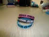 Custom Debossed Silicone bracelet glow at night promotion gift