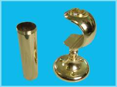 Nonstandard allpy Decoration Hardware and accessories golden plated in die casting process