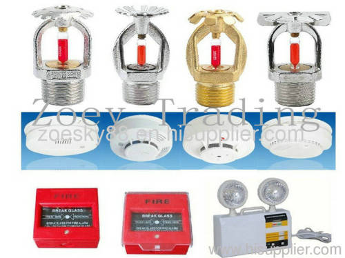 fire sprinklers and smoke detector