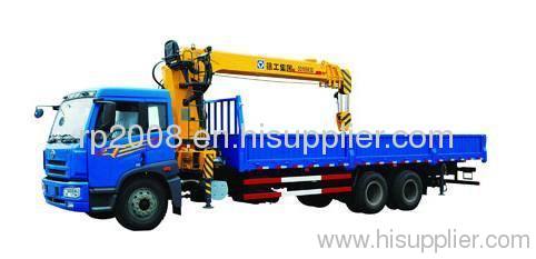 2012 New Arrival XCMG knuckle boom type truck mounted crane SQ10SK3Q