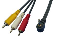 Stereo To RCA Cable 3.5 stereo 4pole plug to 3*RCA Plug