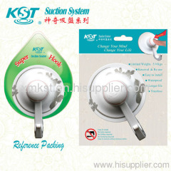 KST White Single Suction Hook