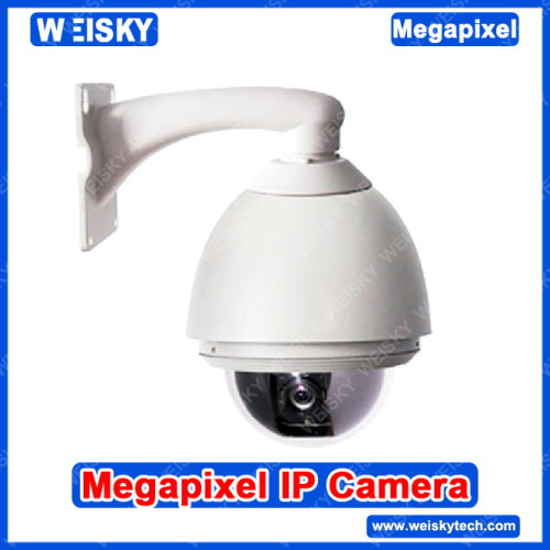 WEISKY Indoor/Outdoor SONY CCD PTZ IP Dome Camera ,22X/27X/30X Speed Dome &H.264 &Two Way Audio