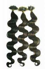 wavy pre-bonded hair extension