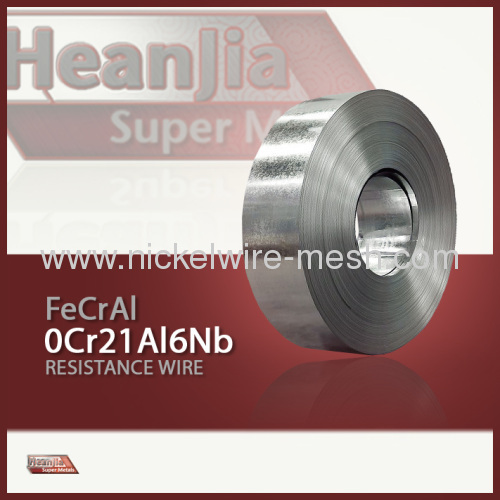 0Cr21Al6Nb Alloy Strip FeCrAl alloy Strip