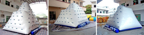 White Inflatable Iceberg Water Toy