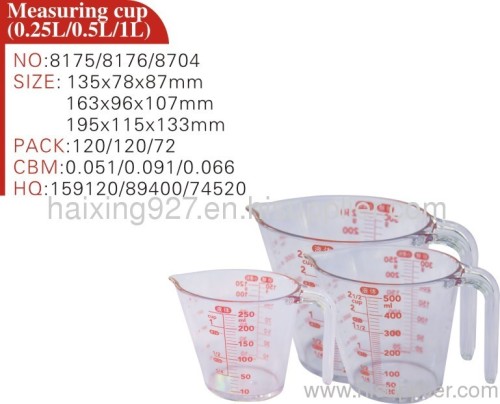 Measuring cup 0.25/0.5/1L