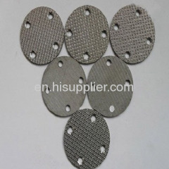 spot welded mesh filter disc