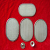 kidney shaped mesh filter disc