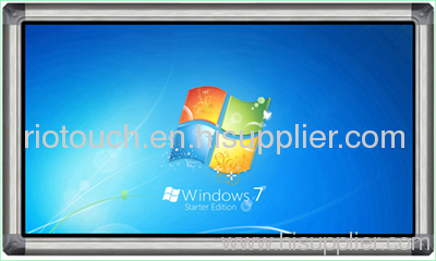 Riotouch 55" infrared multi touch screen monitor for teaching or advertising