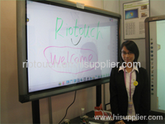 Riotouch 65" infrared multi touch screen monitor for teaching or advertising