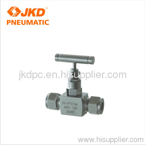 High pressure 1/8 adjustable stainless steel valve
