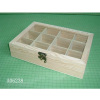 Wooden tea boxes, hinged & clasp tea bag box