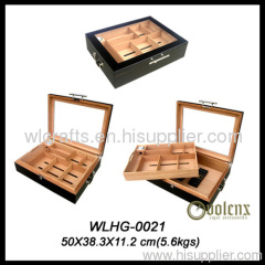 display boxes humidor with 7 compartments tray