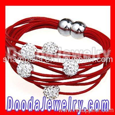 Swarovski Leather Crystal Bracelet