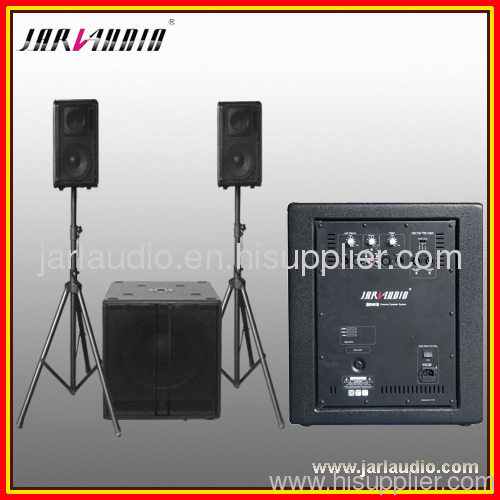 Active audio speaker subwoofer stage audio amplifier