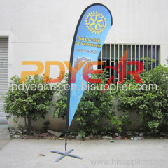 outdoor advertising flying banner