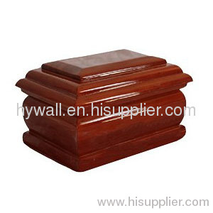 Wooden cremation urns