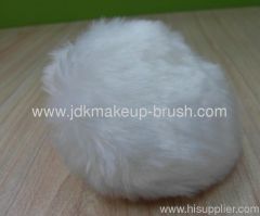 Beauty Plush Powder Puff with plastic handle