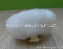 Beauty Plush Powder Puff with plastic handle